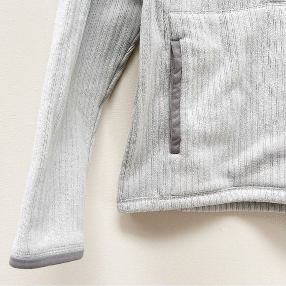 Patagonia Better Sweater Stripe Marsupial Half Zip Pullover Jacket Grey size S - Picture 5 of 11